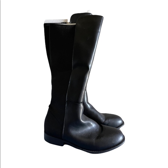 Stuart Weitzman 5050 BootTall Black Boots Size 4 EUC - Picture 2 of 5